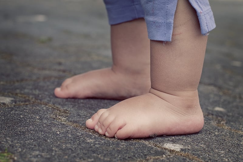 Traveler's Feet on a Map